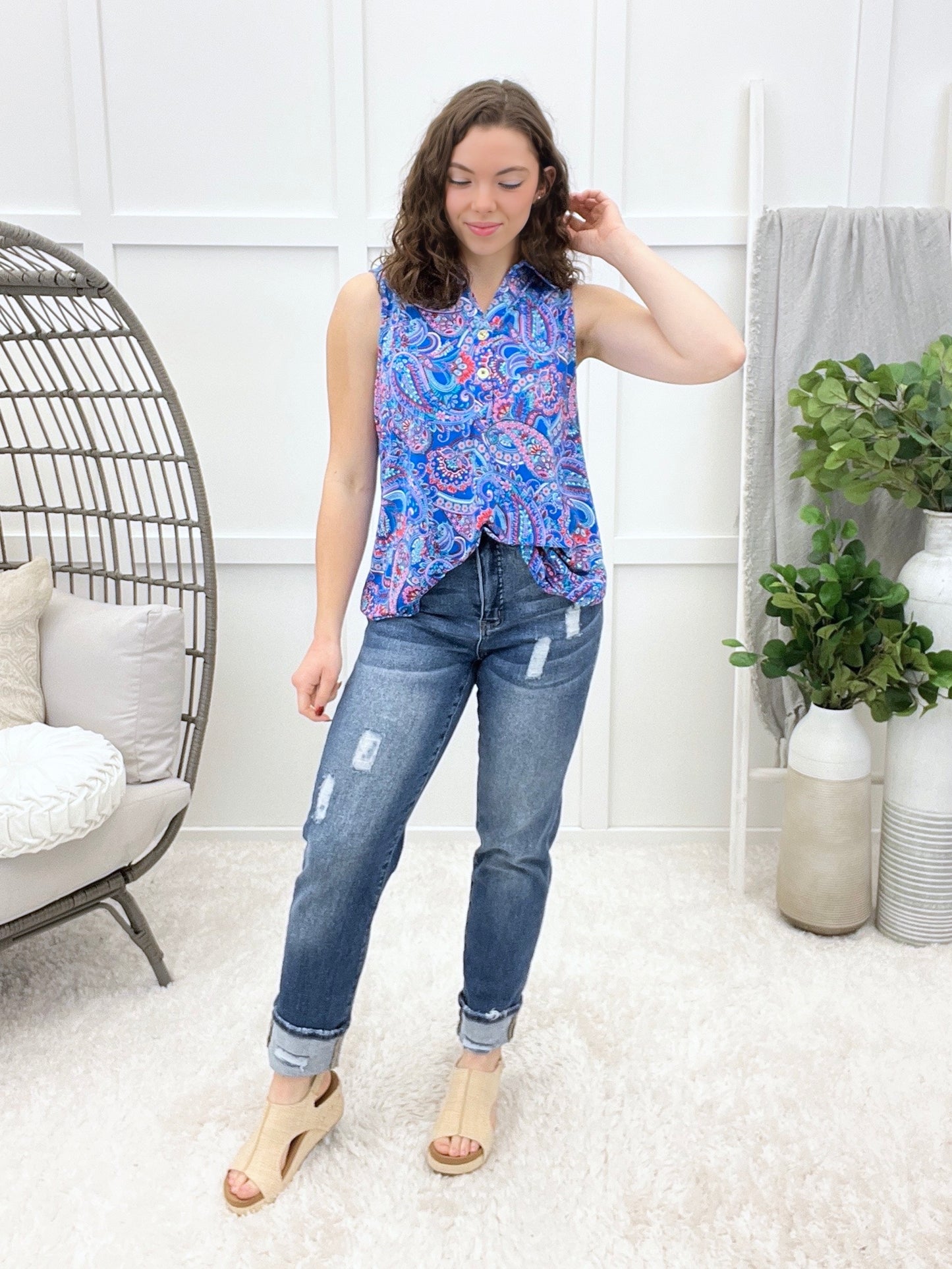 Dear Scarlett Gorgeous Vista Seaspray Tank