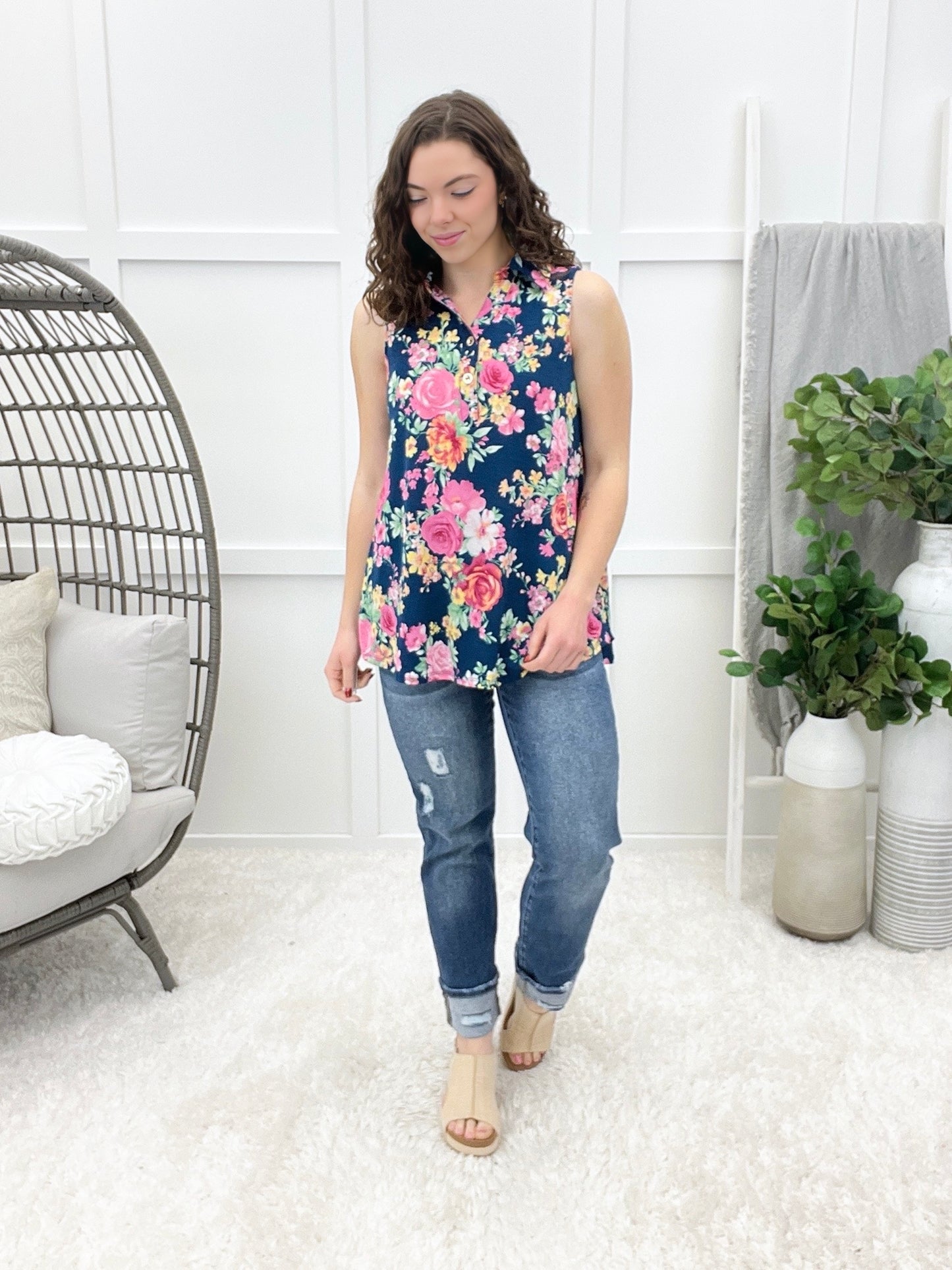 Dear Scarlett Petal Grace Seaspray Tank