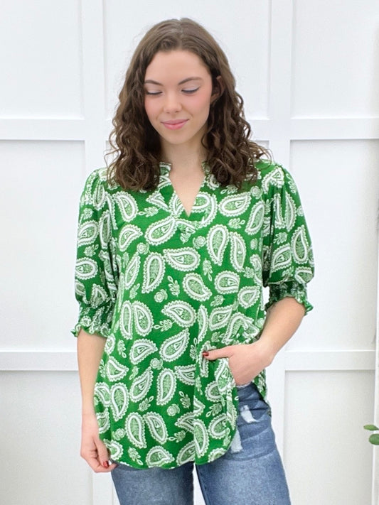 Dear Scarlett Showcase Lizzy Smocked Top