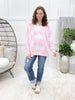 Blush Patchwork Pullover