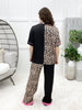 Double Take Leopard Pajama Set
