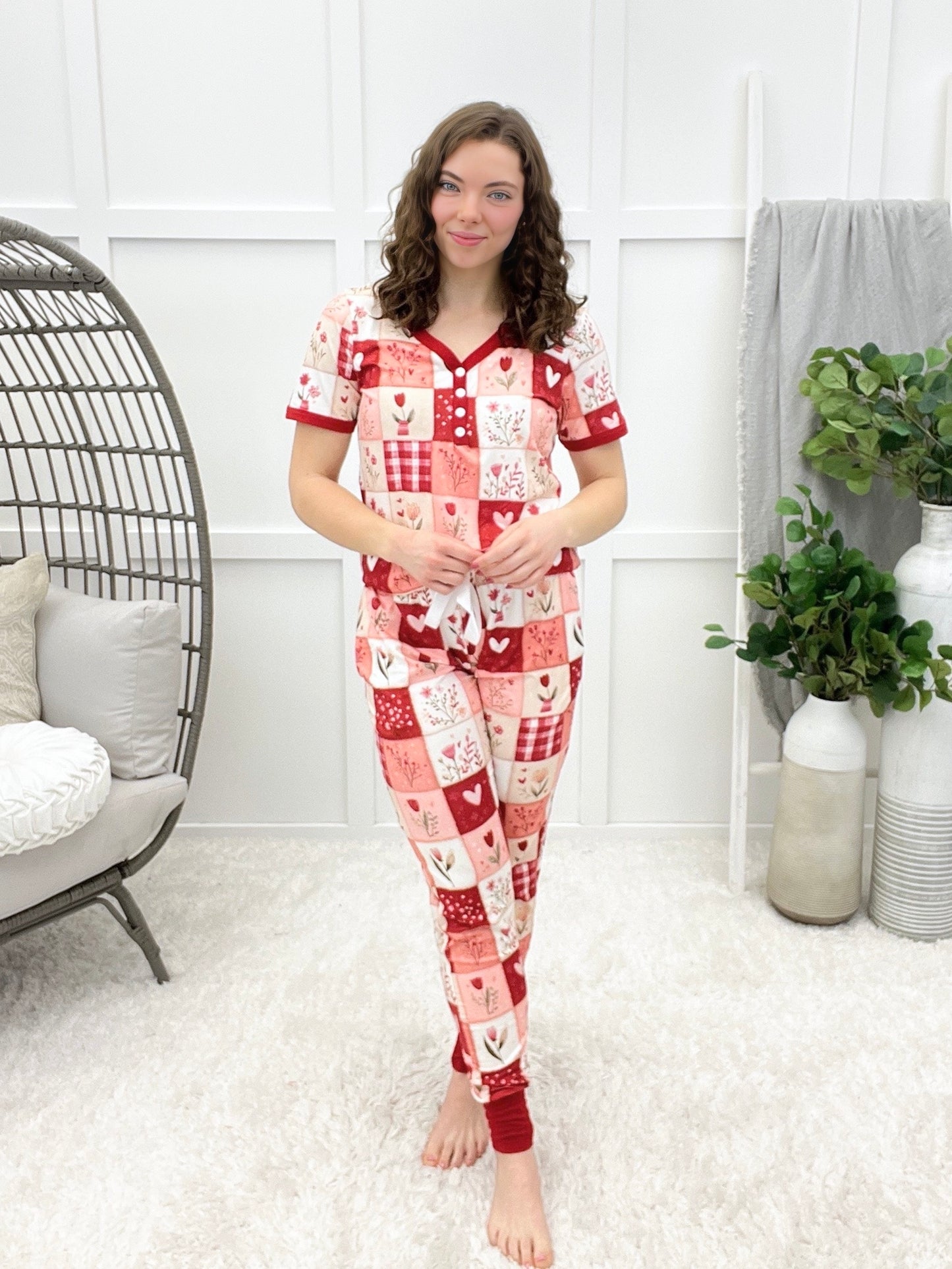 Love in Bloom Pajama Set
