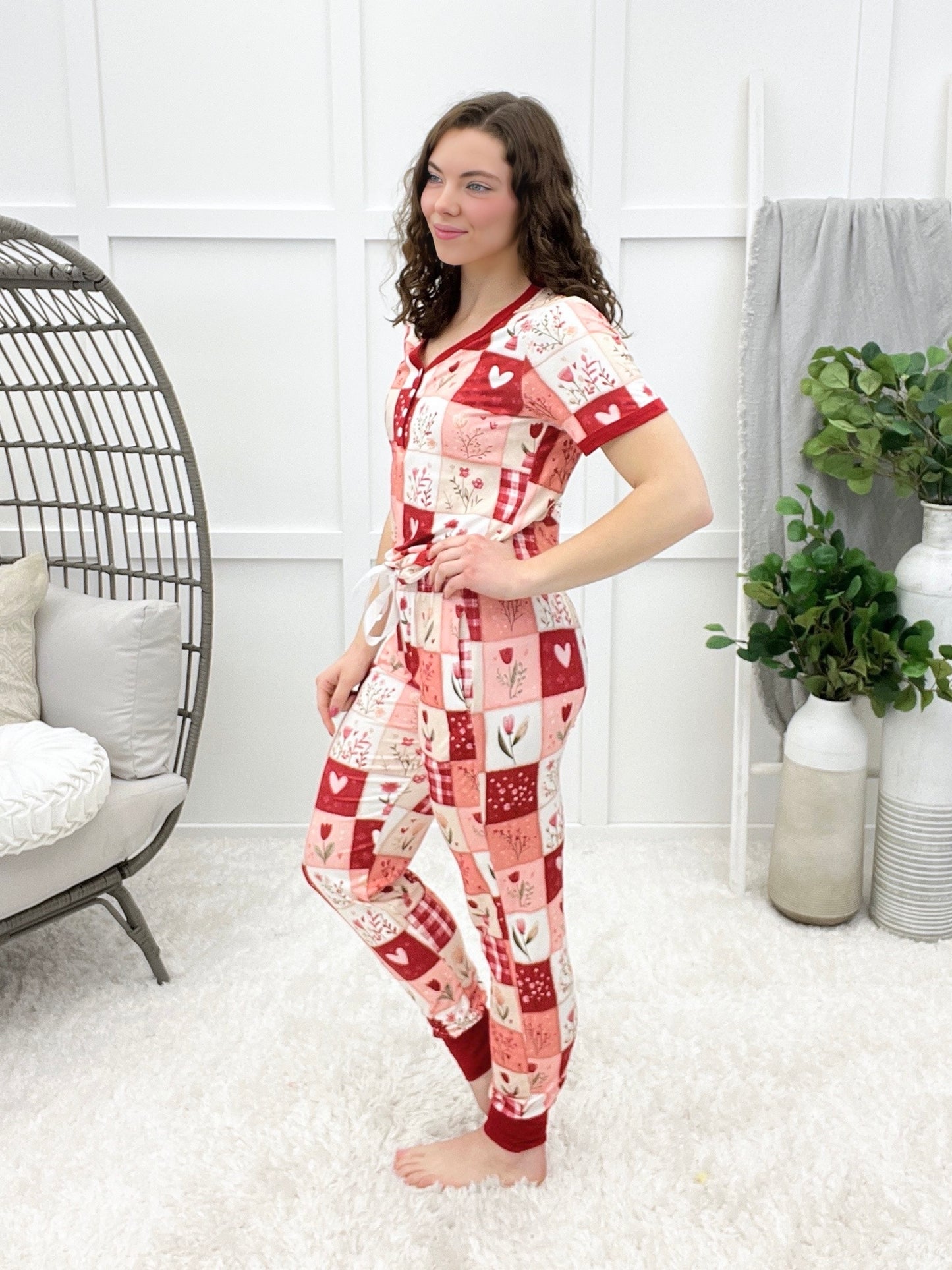 Love in Bloom Pajama Set