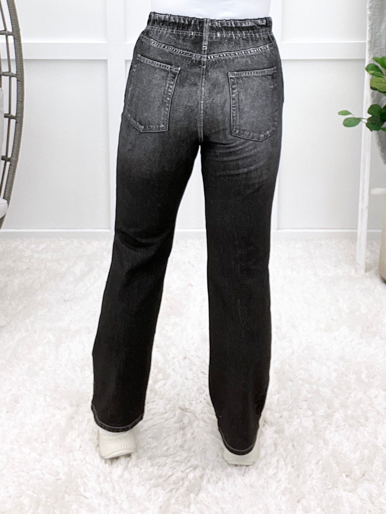 Dear Scarlett Charcoal Straight Leg Zenim