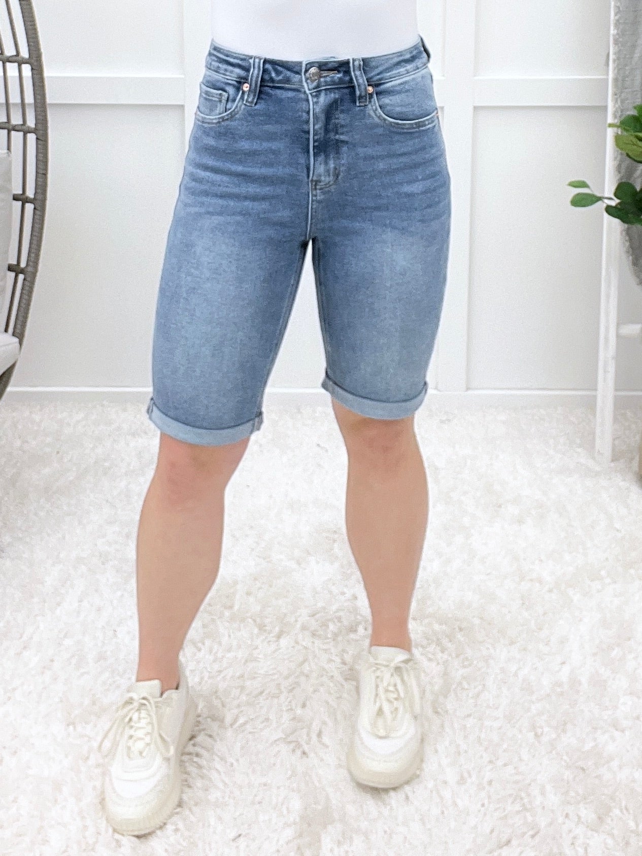The MPB Signature Denim Bermuda Shorts