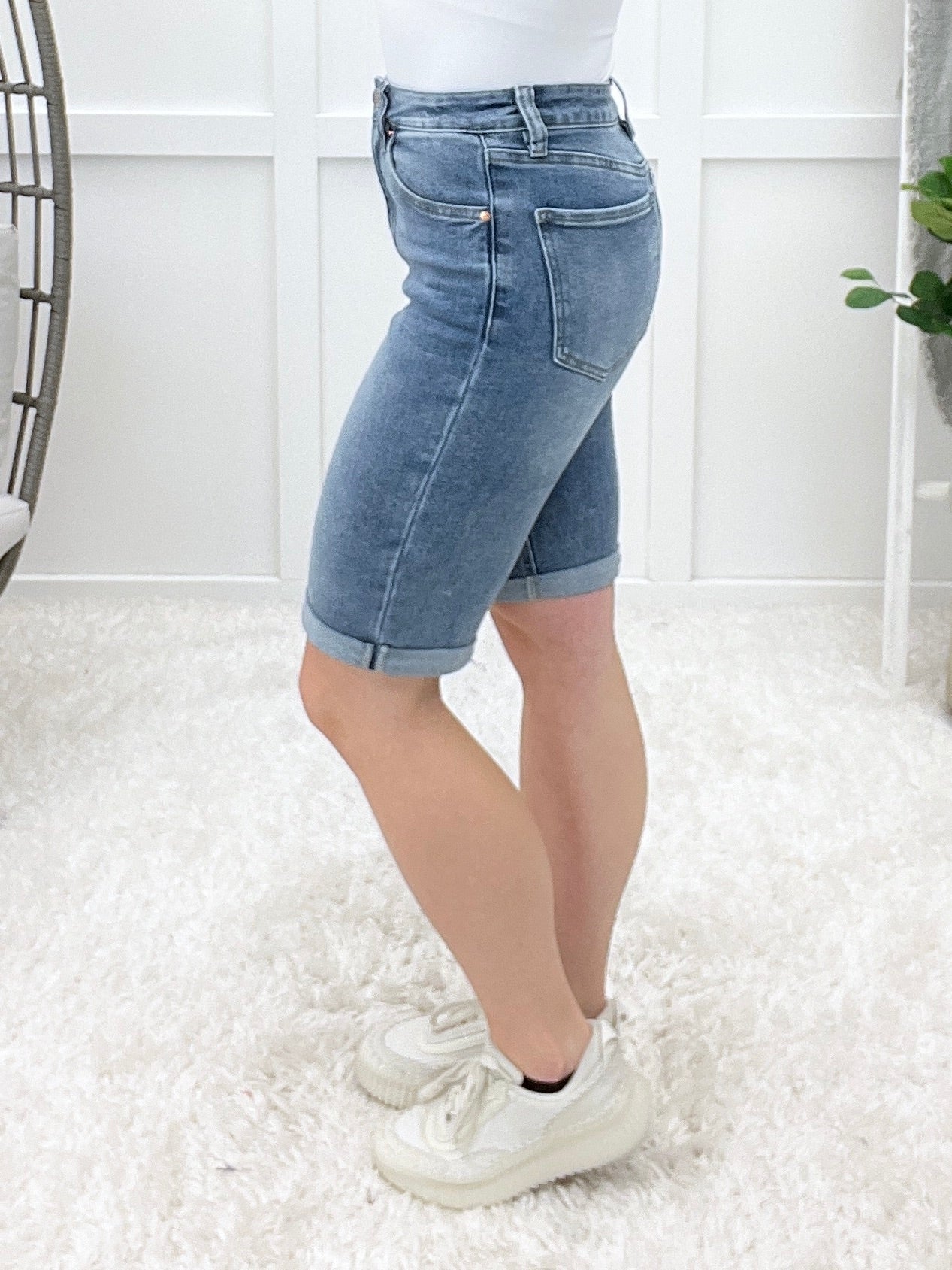 The MPB Signature Denim Bermuda Shorts
