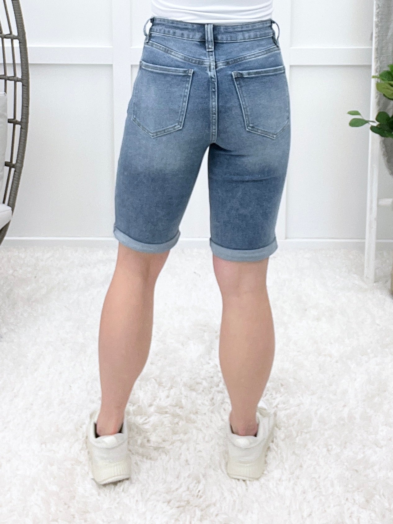 The MPB Signature Denim Bermuda Shorts
