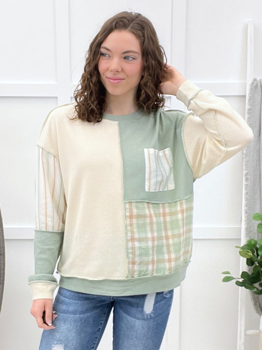 Perfectly Pieced Top - Sage
