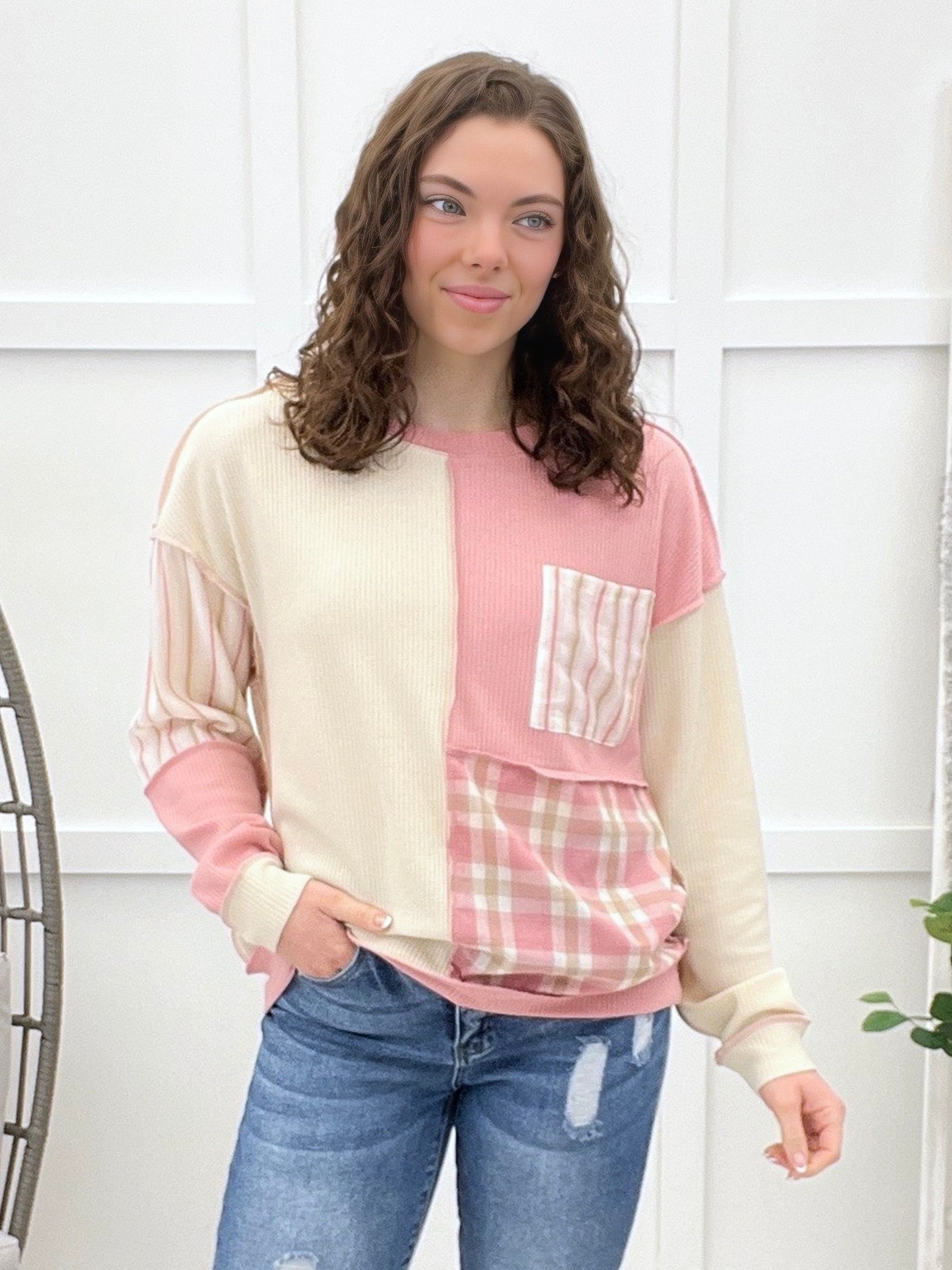 Perfectly Pieced Top - Pink
