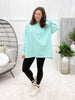 Relaxed Vibes Top - Washed Aqua