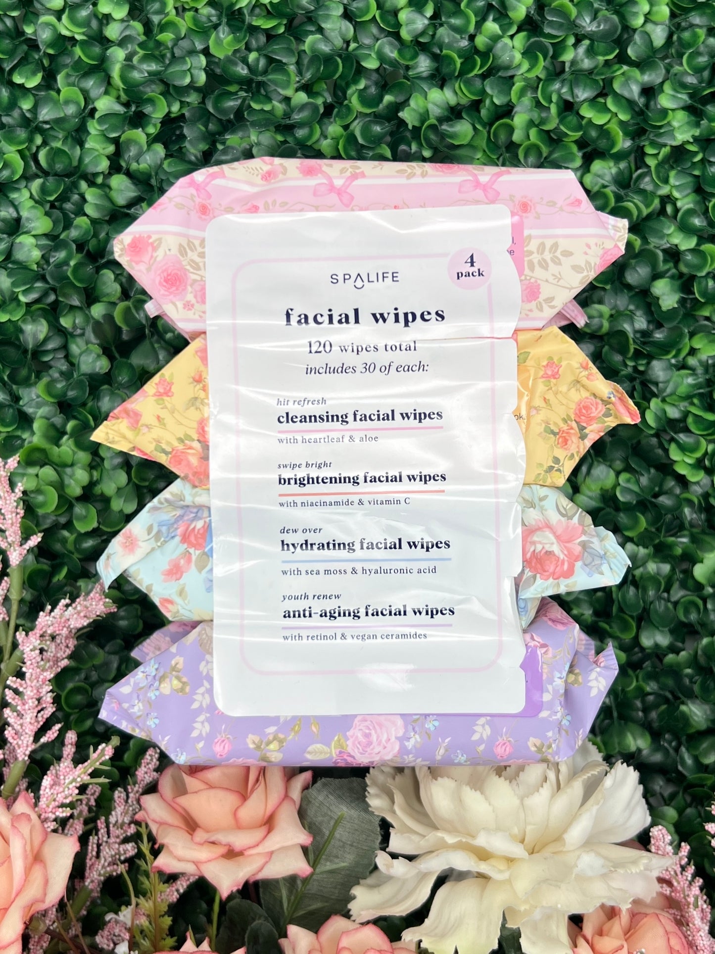 Skincare Makeup Remover Facial Wipes Multi-Pack - 4Pk