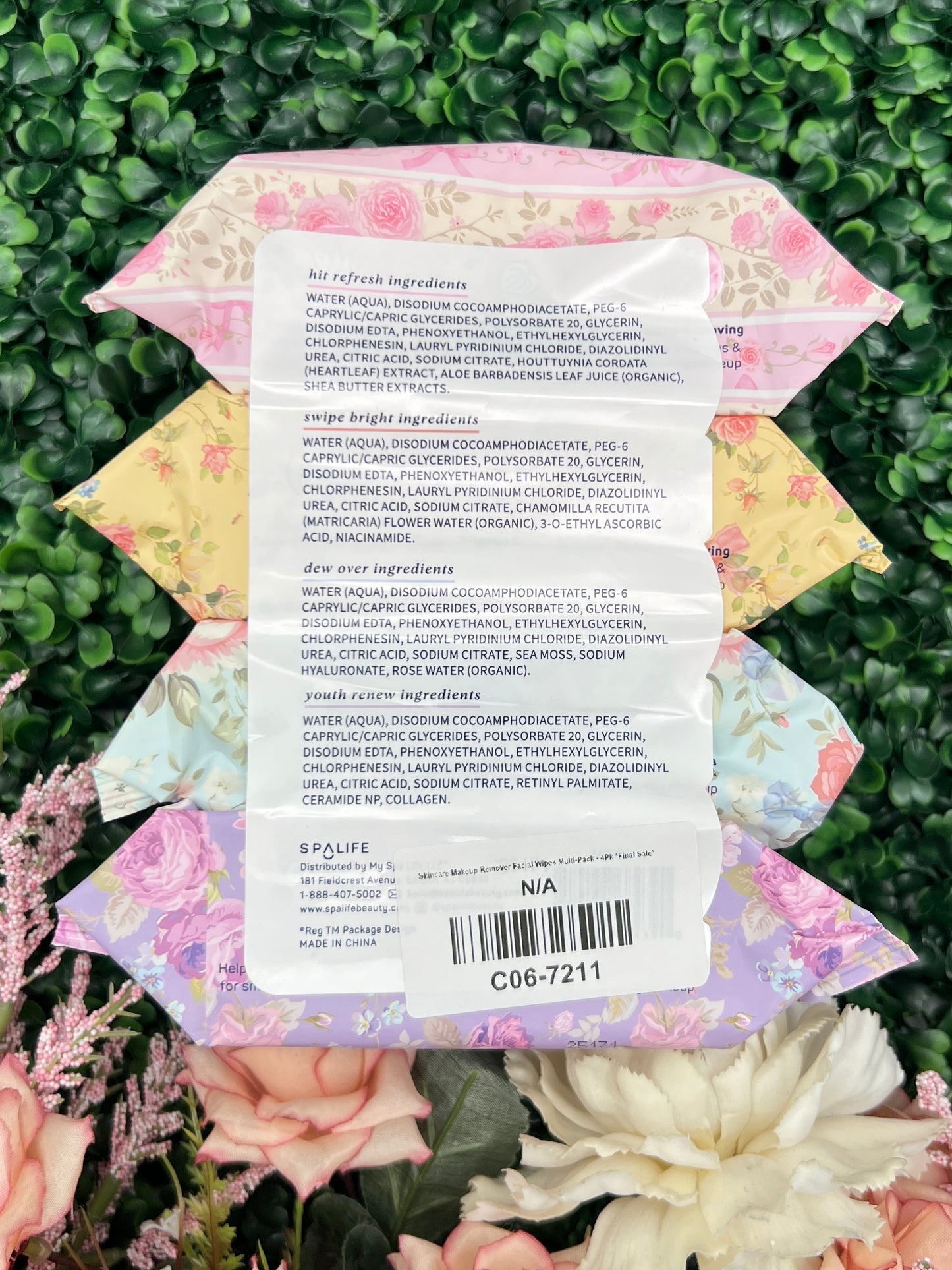 Skincare Makeup Remover Facial Wipes Multi-Pack - 4Pk
