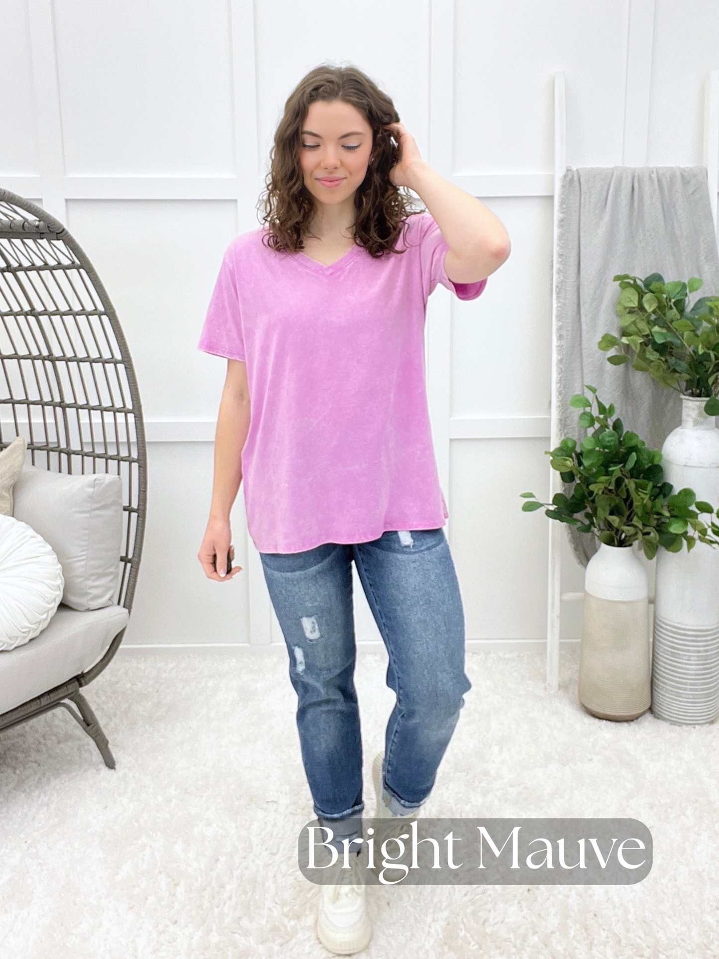 Mineral Washed Everyday Calm Top