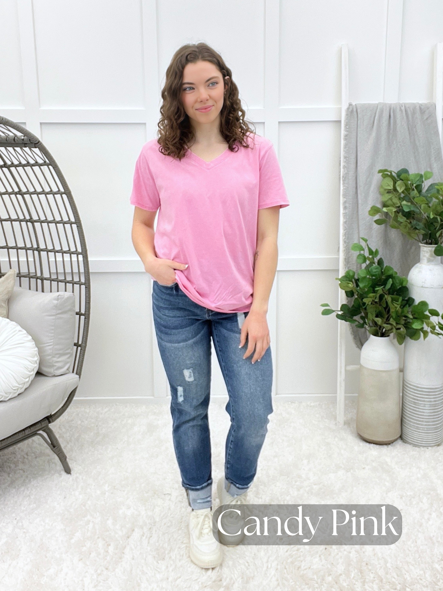 Mineral Washed Everyday Calm Top