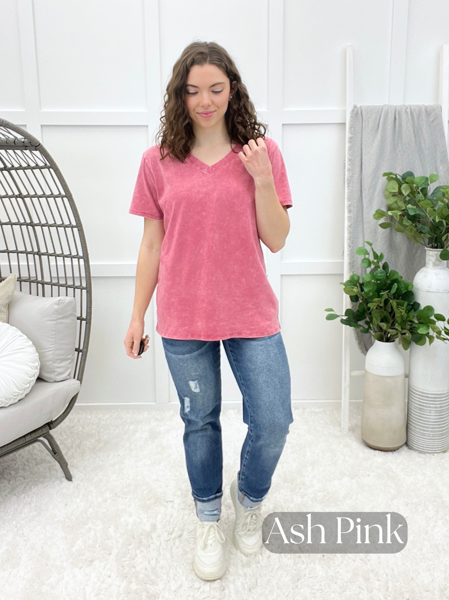 Mineral Washed Everyday Calm Top