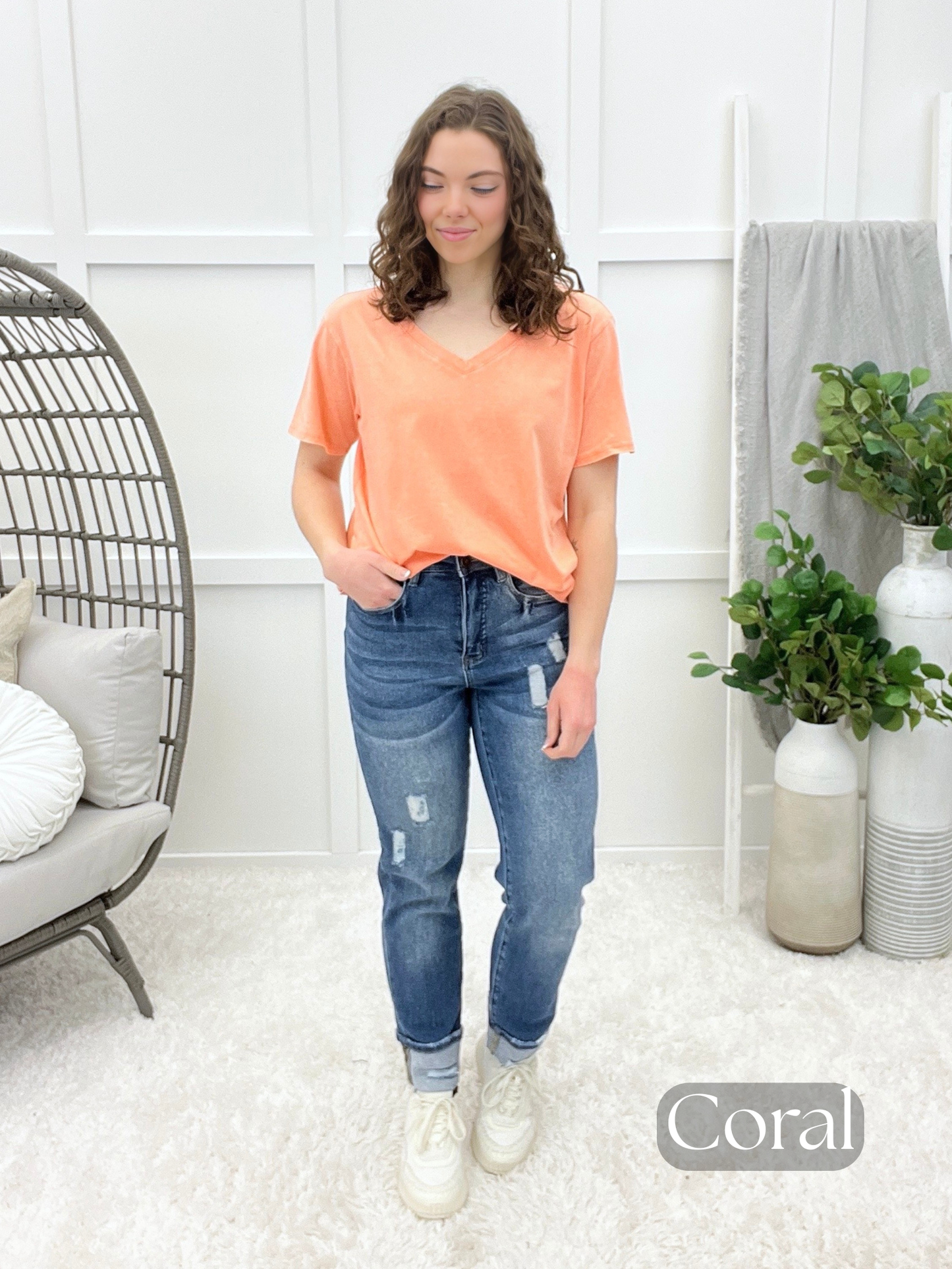 Mineral Washed Everyday Calm Top