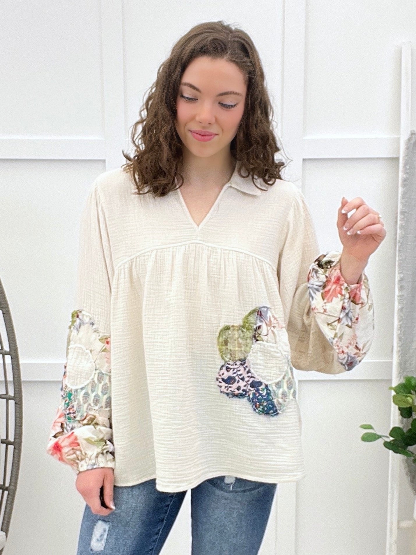 Petals And Poetry Tunic