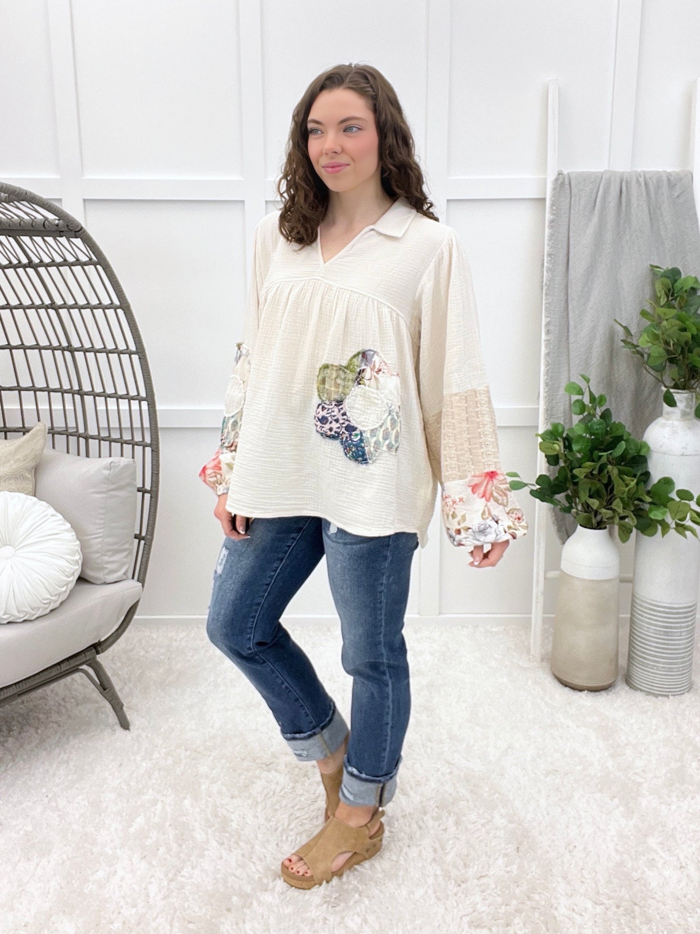 Petals And Poetry Tunic