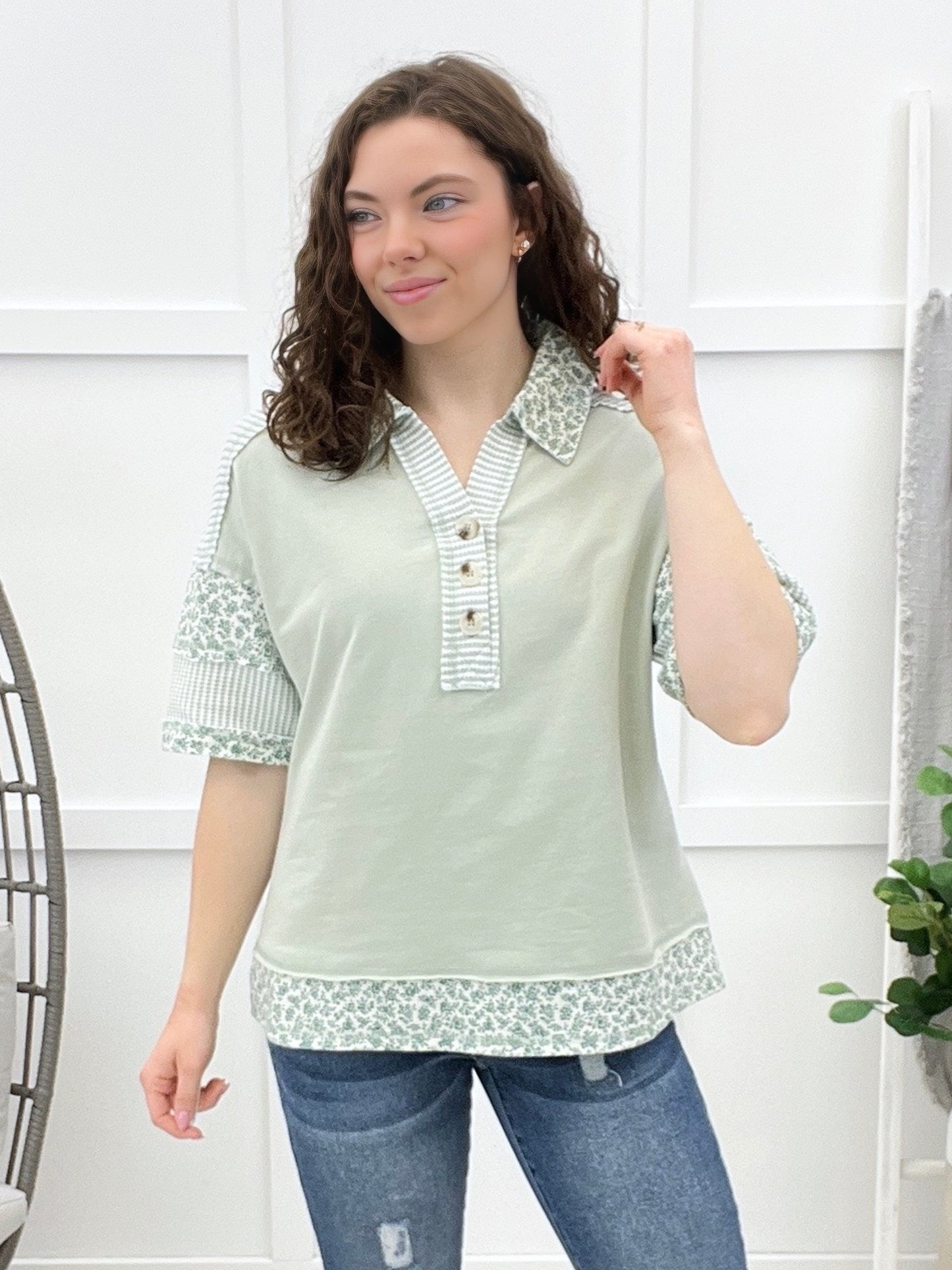 Good As It Gets Top - Sage