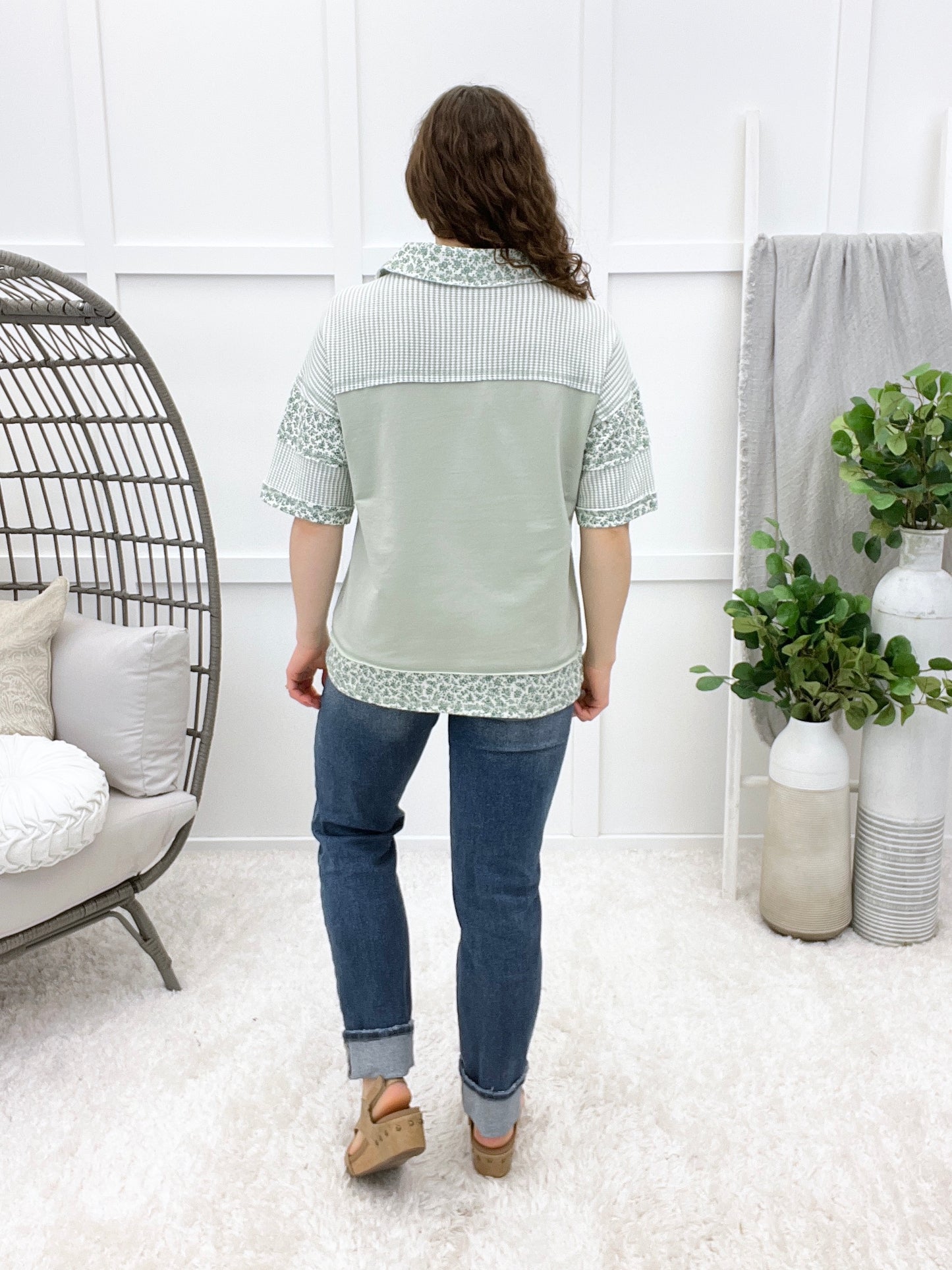 Good As It Gets Top - Sage