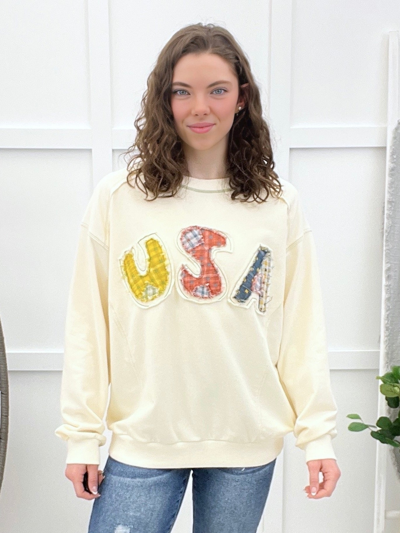 The Patchwork USA Pullover