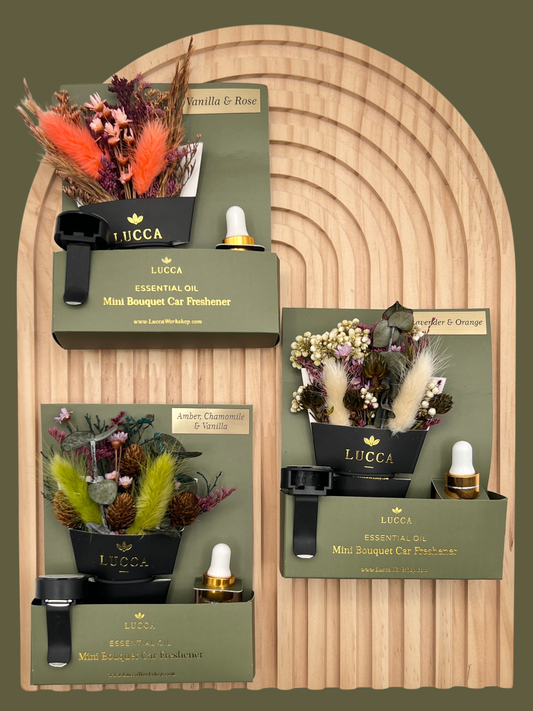 Nontoxic Floral Car Air Freshener