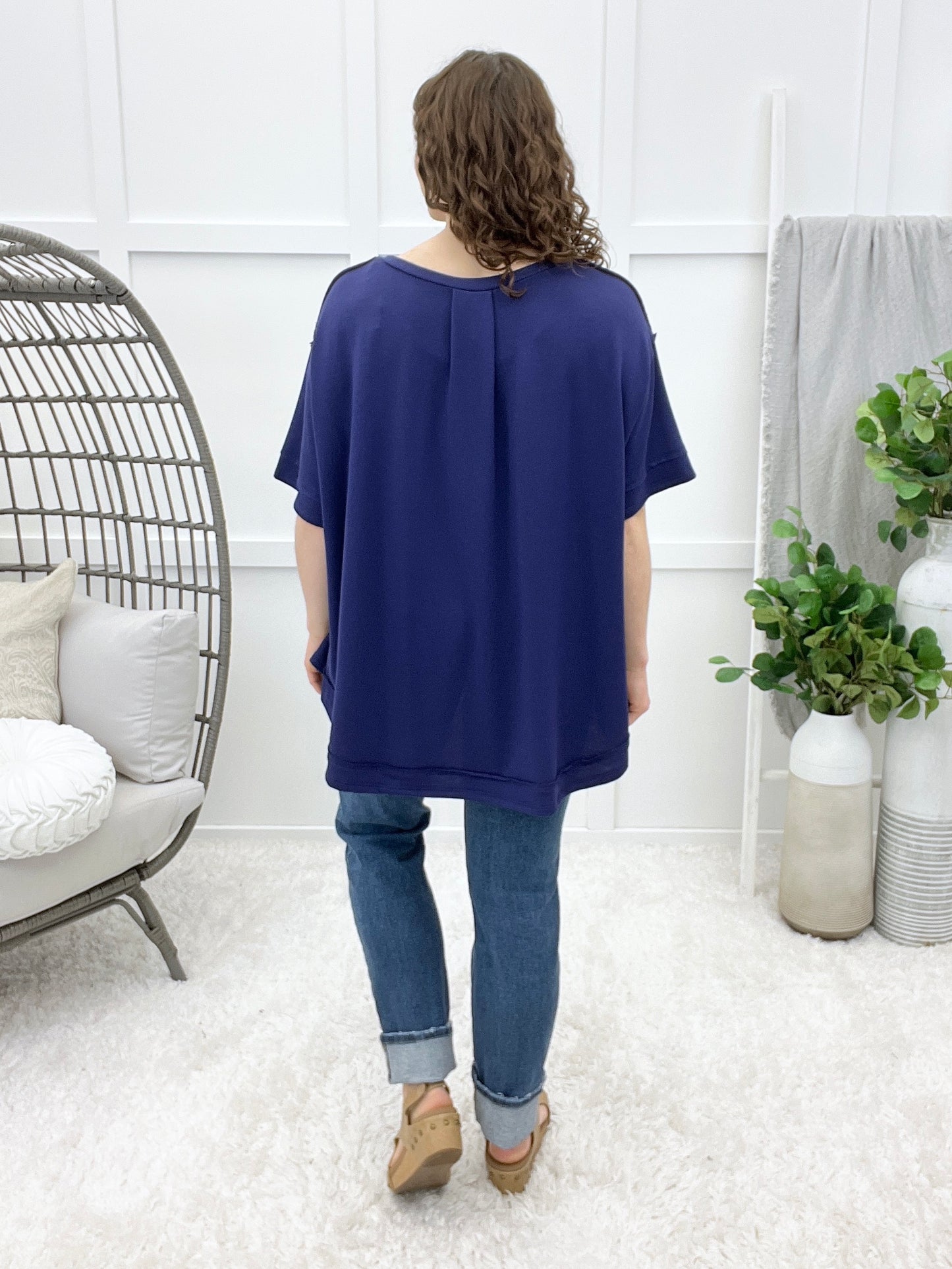 Clean Slate Top - Navy