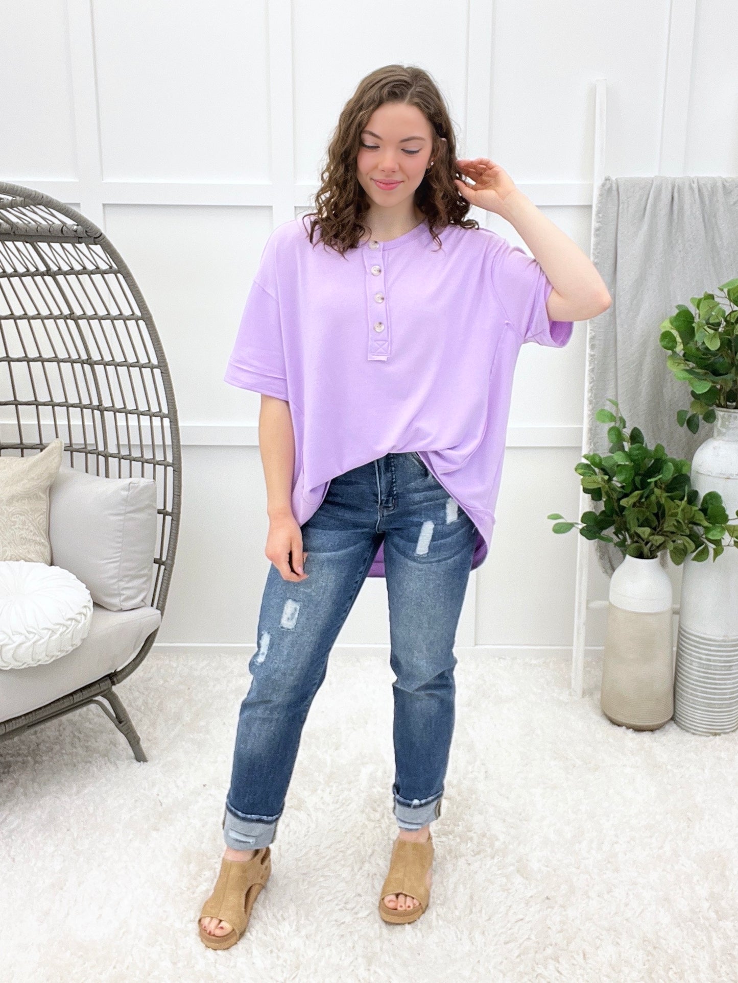 Clean Slate Top - Lilac