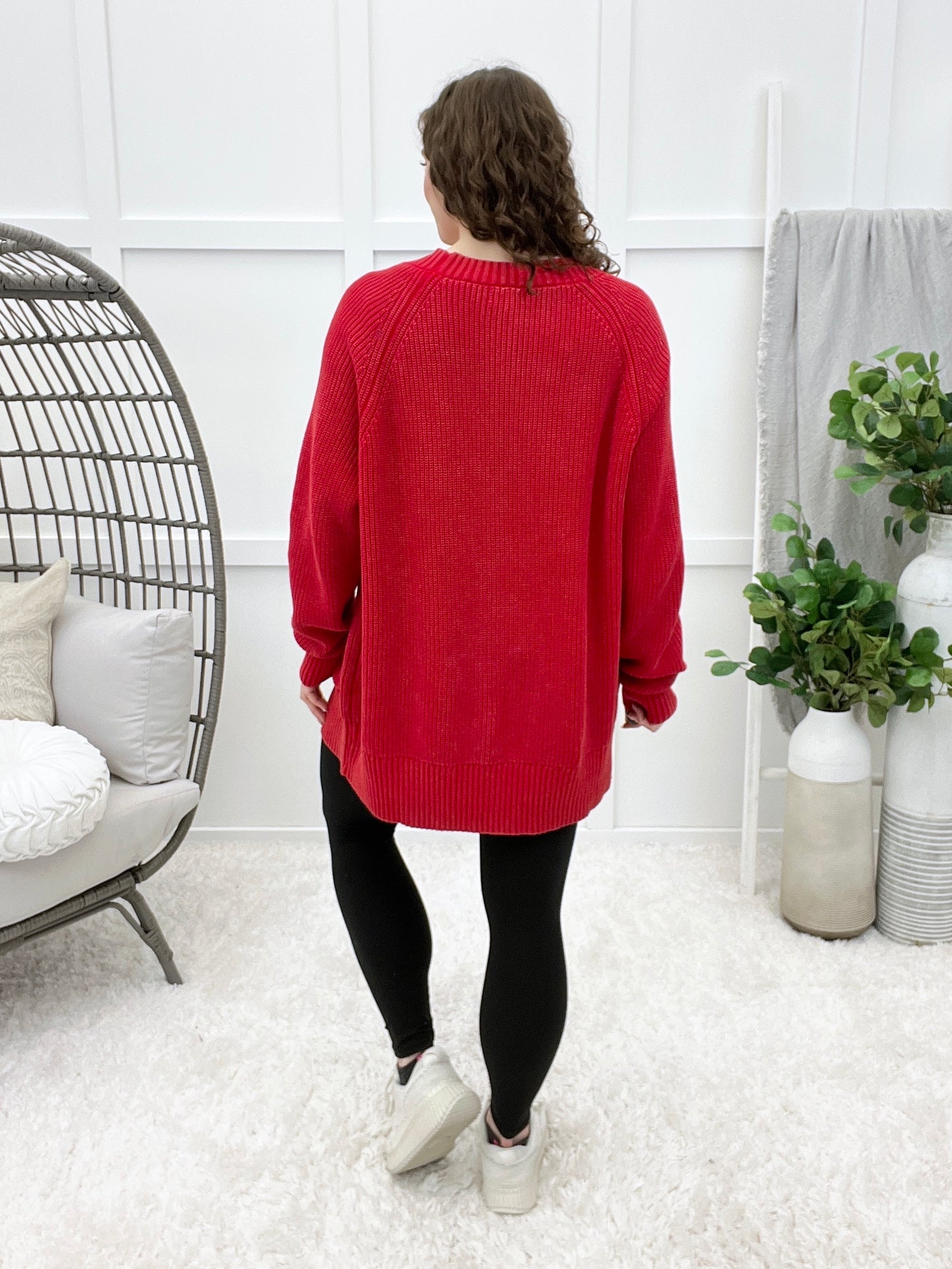 I Think I'm In Love Button-up Sweater Cardigan