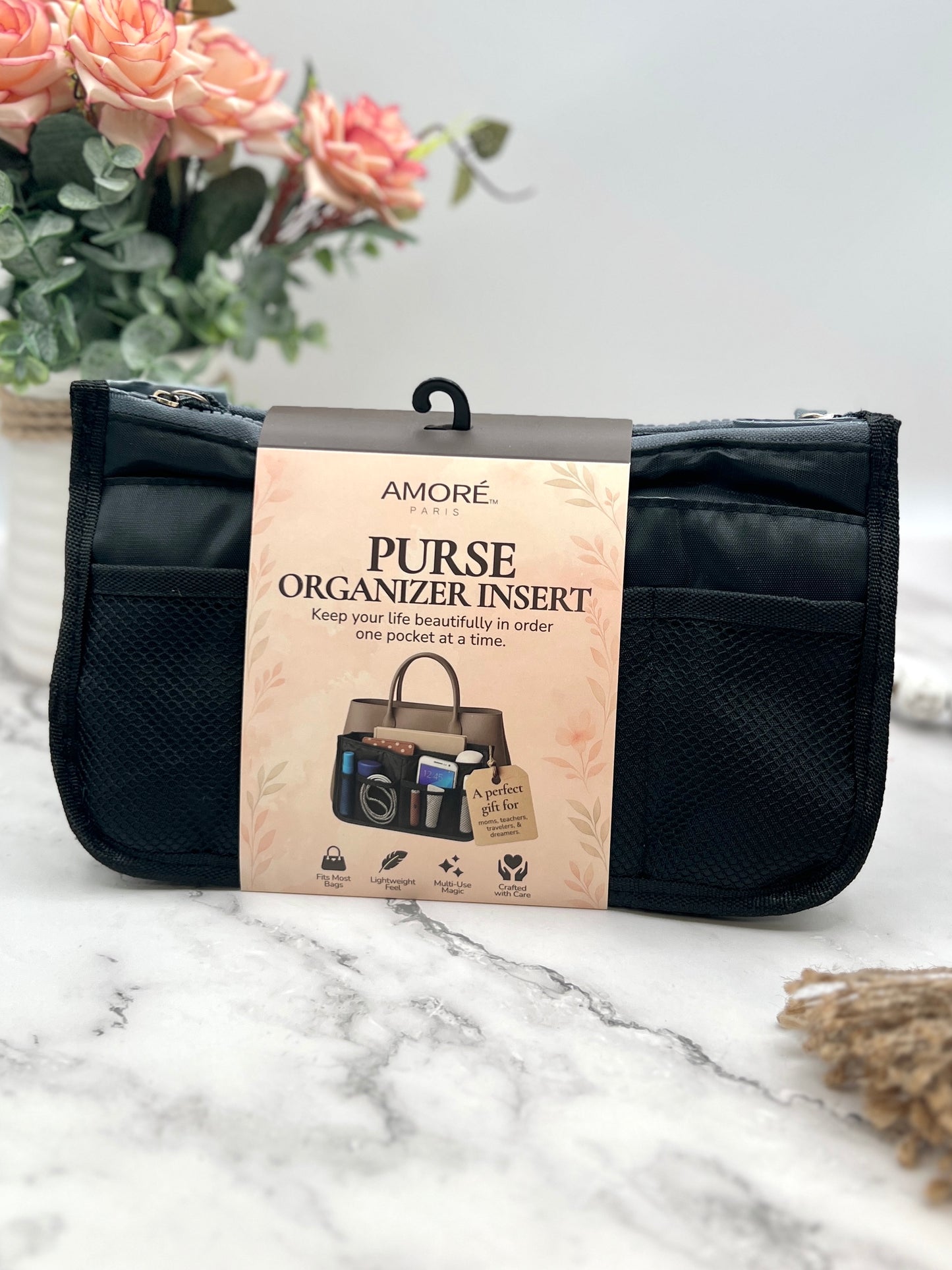 Travel Tote Handbag/Purse Insert Organizer