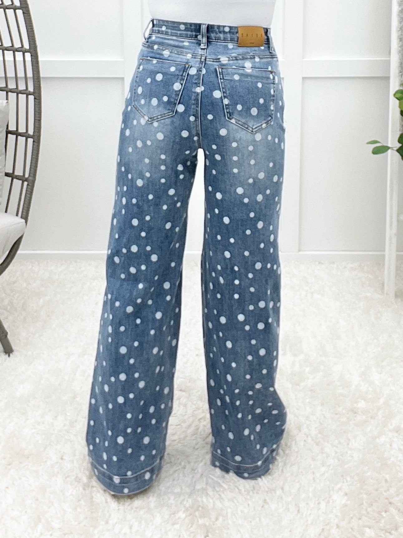The Shaila From Saige High Rise Wide Leg Jeans
