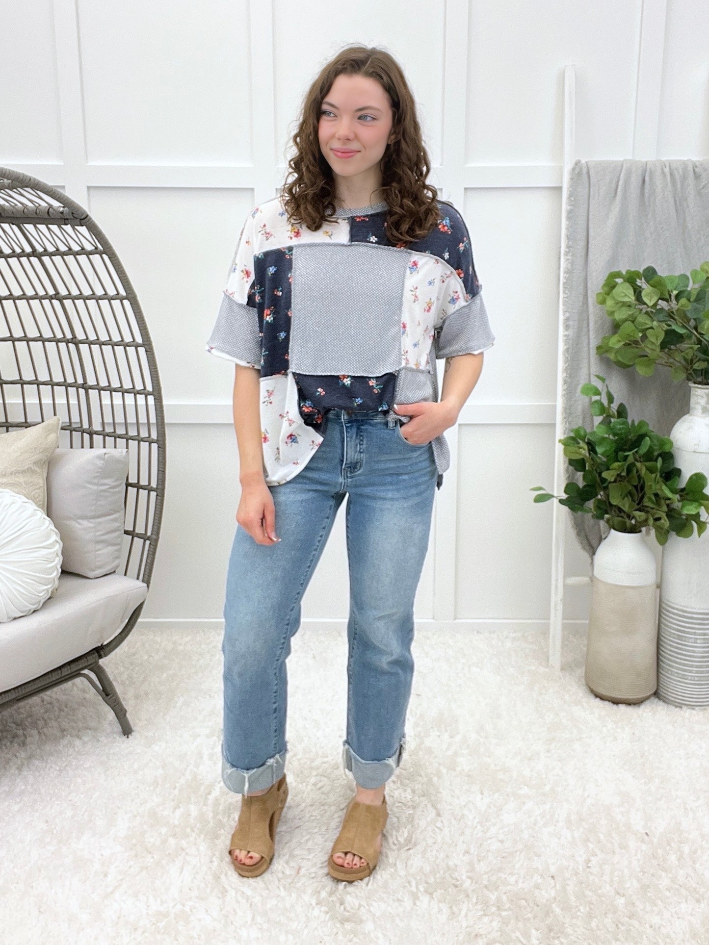 Meadow Patchwork Top