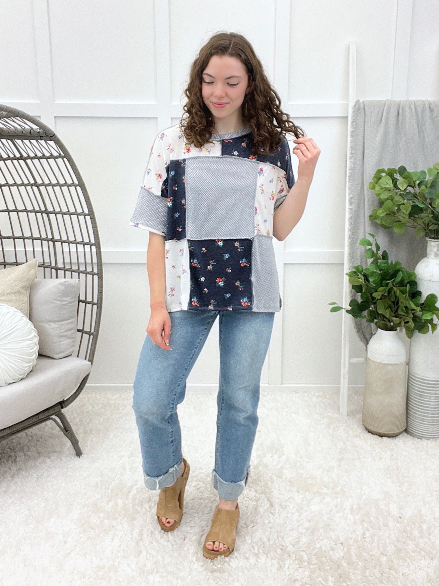 Meadow Patchwork Top