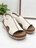 Corkys Volta II Wedge Sandals - White