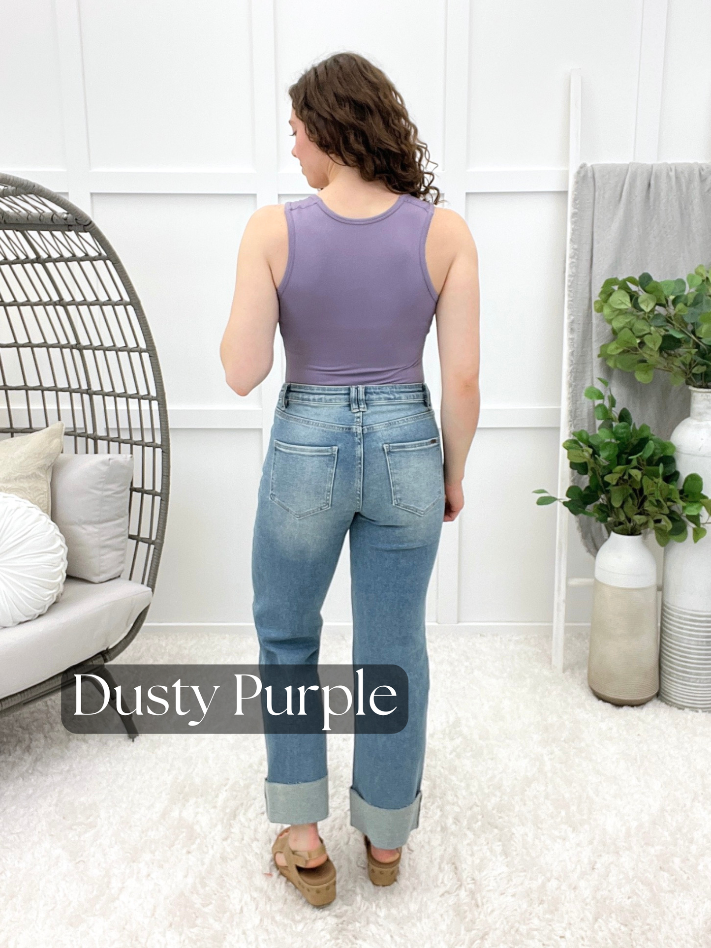 Scoop Neck Confidence Booster Tank Top