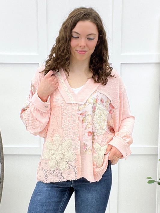 Blushing Garden Top