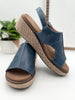 Corkys Volta II Wedge Sandals - Ocean