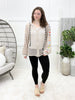 Easy Days Crochet Zip Hoodie - Soft Beige