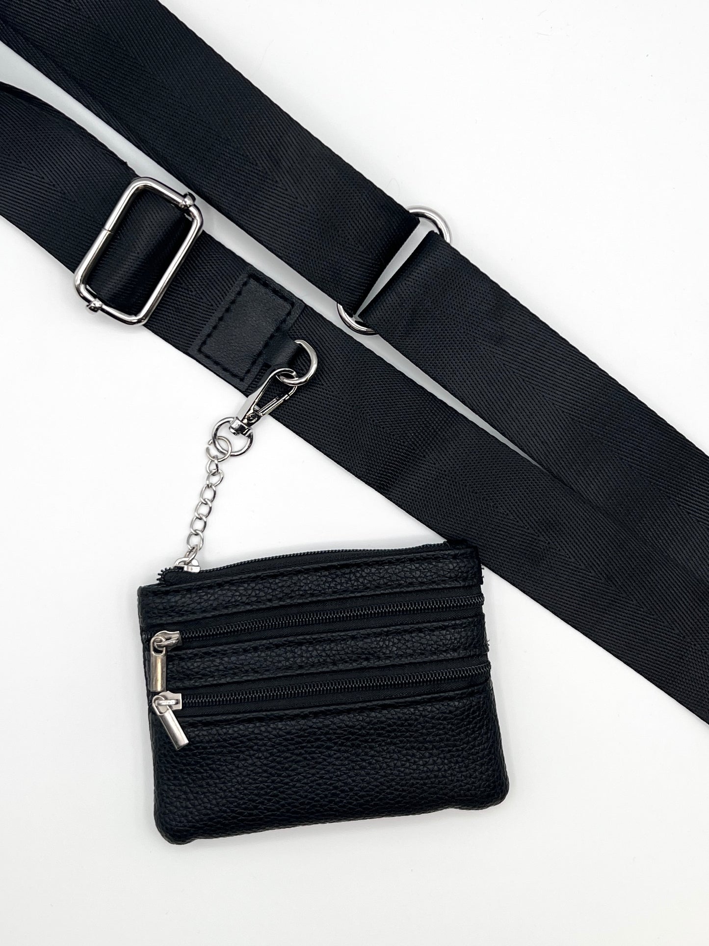 Clip & Go Crossbody w/ Zippered Pouch - 7 Colors