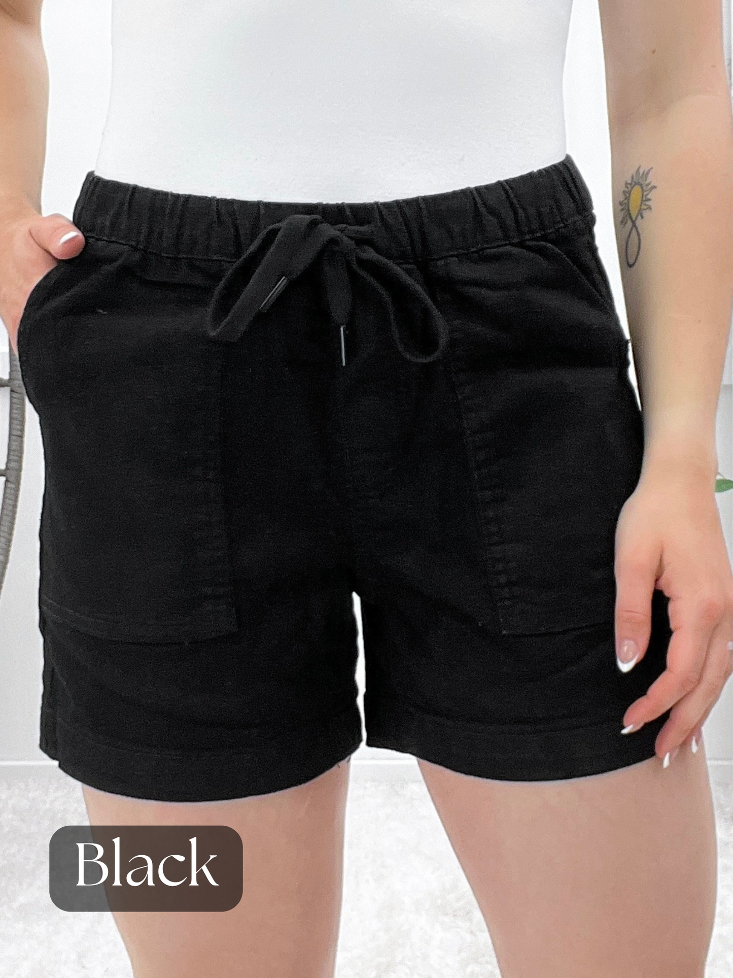 The Kinley High Rise Premium Jogger Shorts - 5 Colors