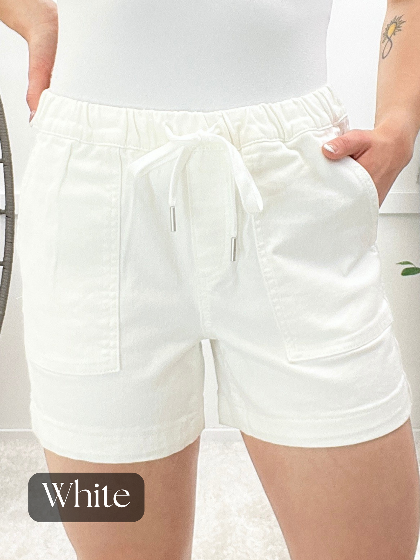 The Kinley High Rise Premium Jogger Shorts - 5 Colors