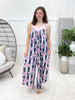 Time Is Right Romper - Floral Stripe