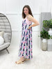 Time Is Right Romper - Floral Stripe