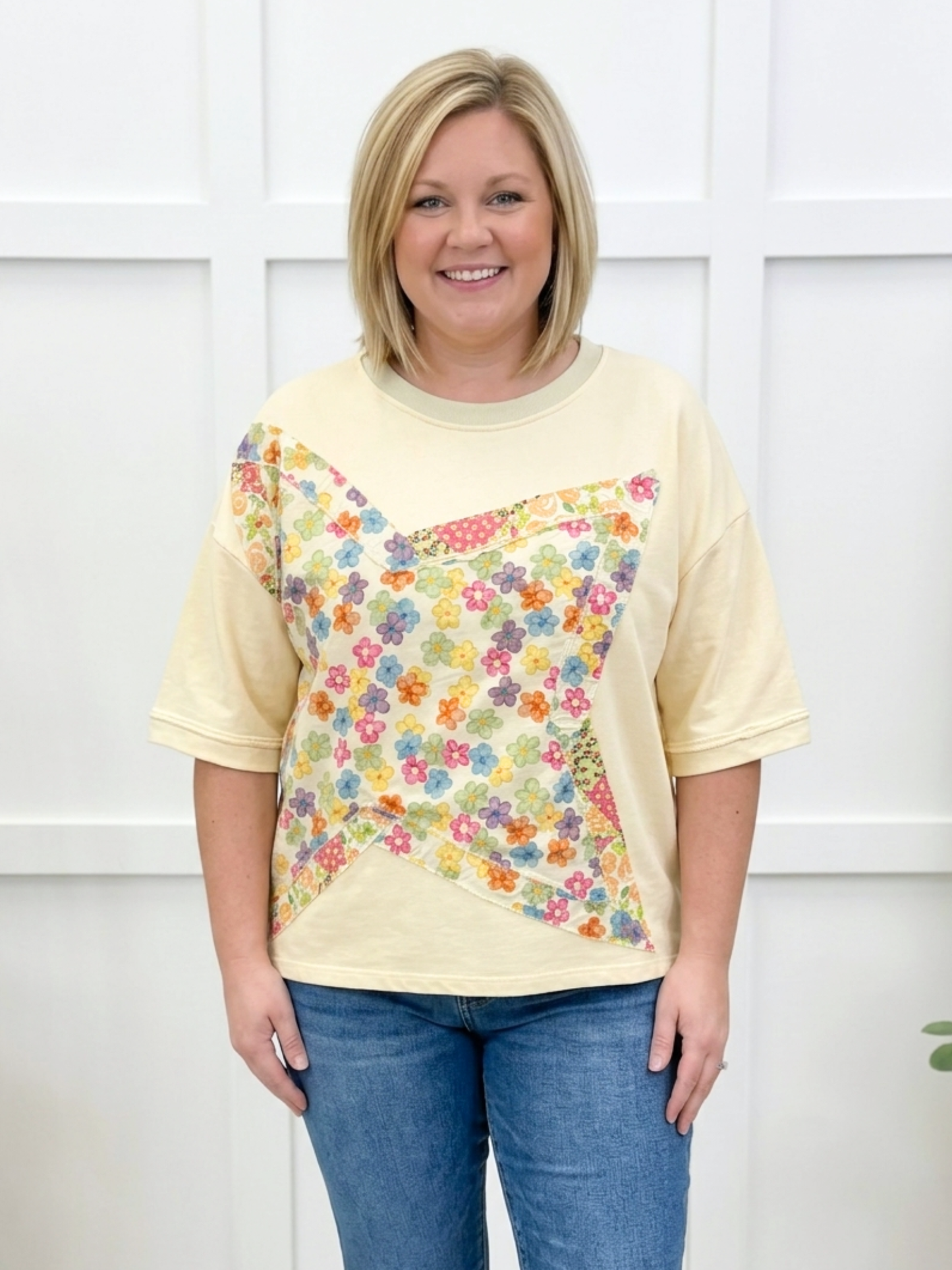 Sunshine Blooms Top
