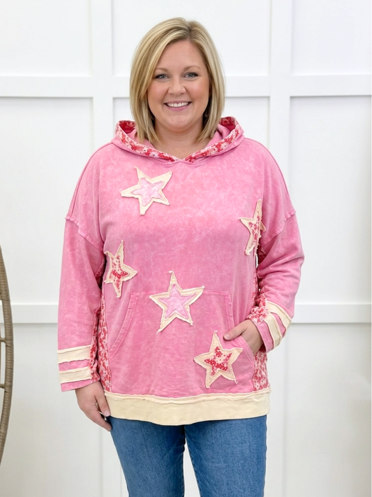 Standout Star Hooded Top