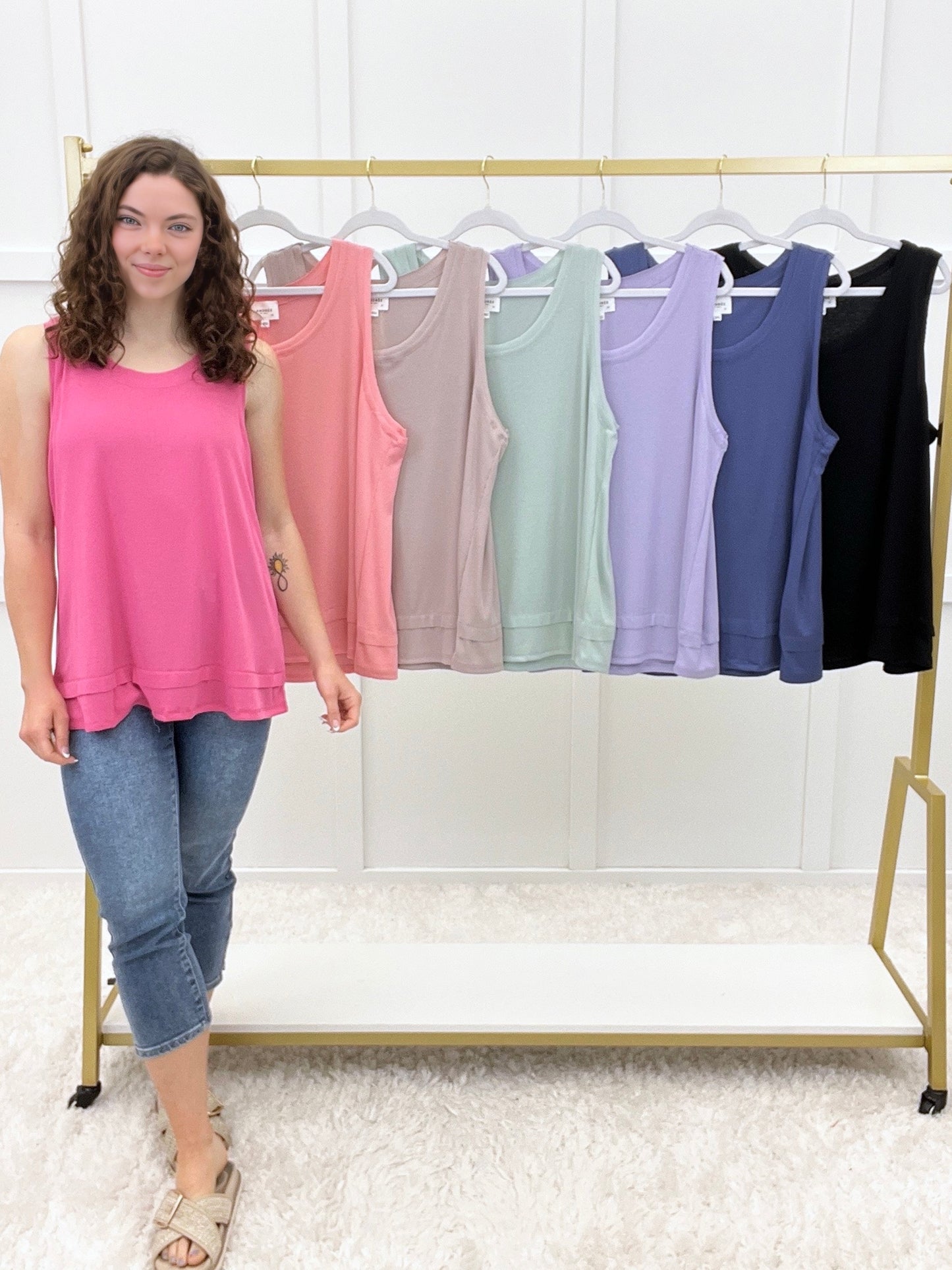 Off Duty Muse Ribbed Tank Top