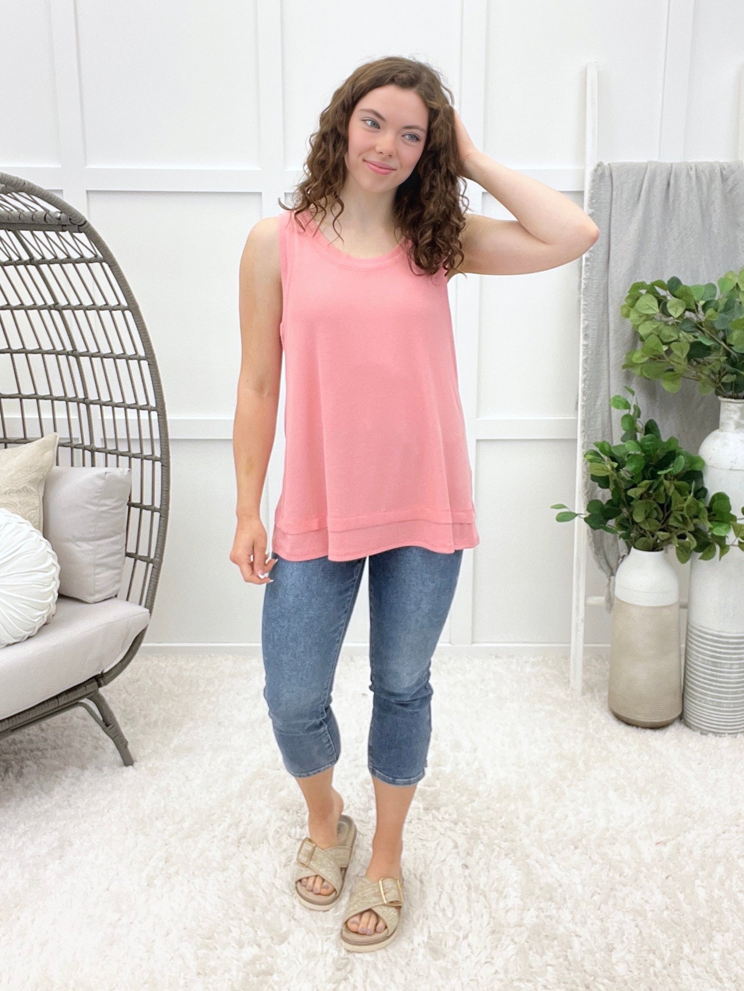 Off Duty Muse Ribbed Tank Top