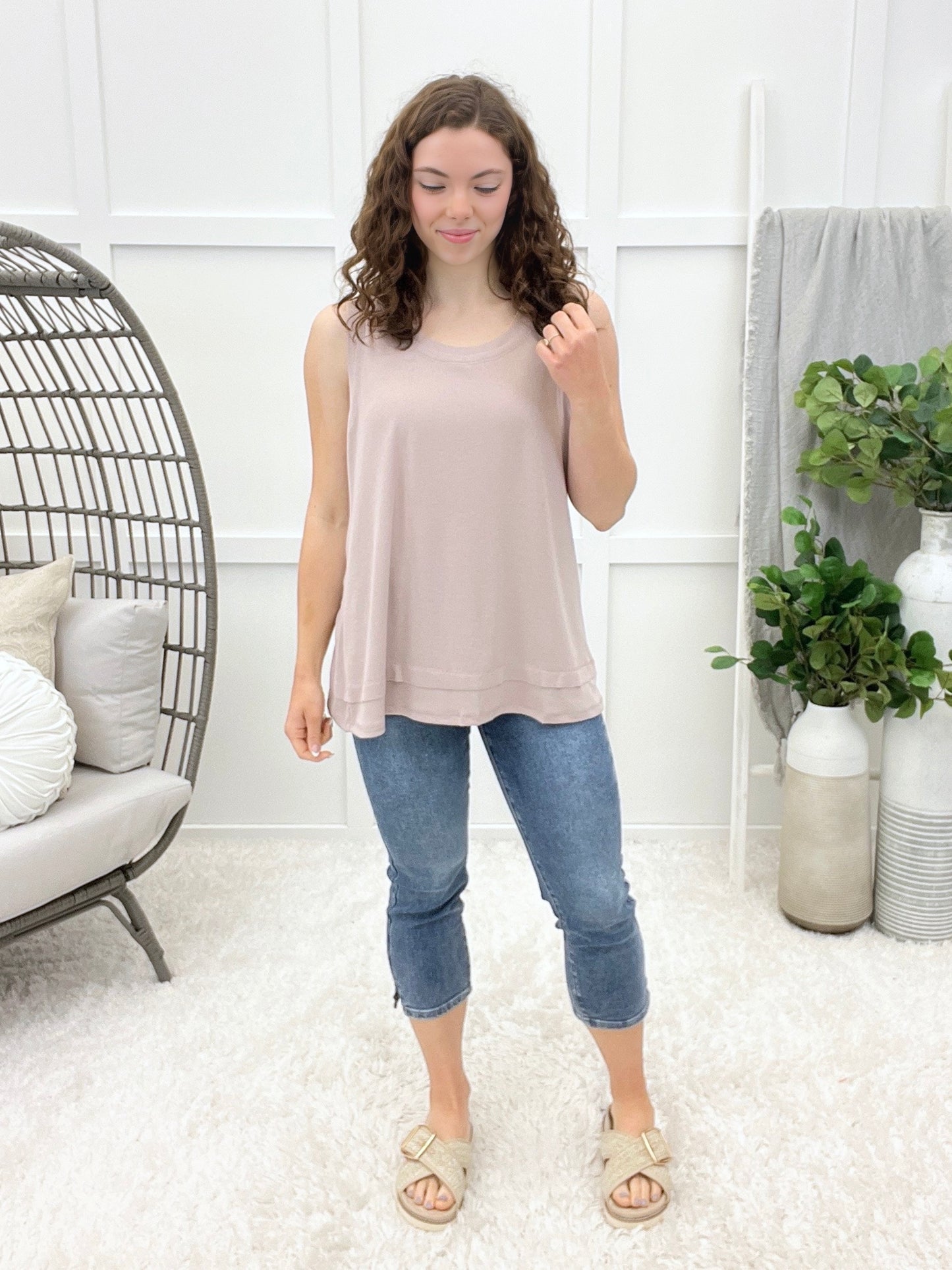 Off Duty Muse Ribbed Tank Top