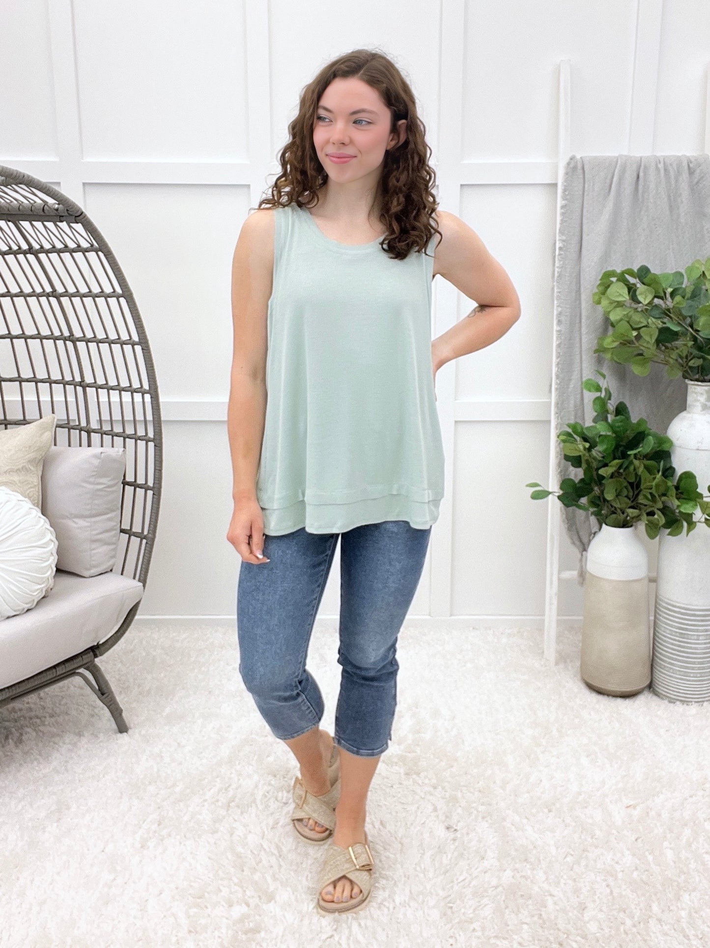 Off Duty Muse Ribbed Tank Top