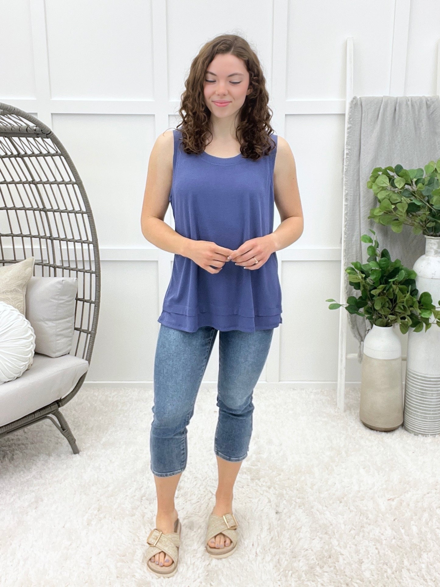 Off Duty Muse Ribbed Tank Top